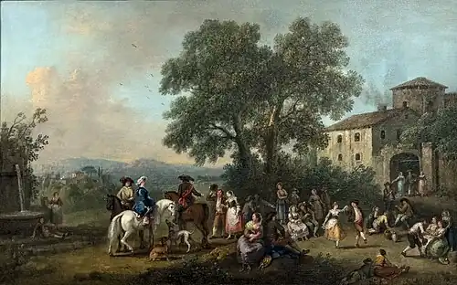 Garden party. After 1762. Fondation Bemberg, Toulouse.