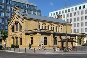 The old suburban station (2013), renovated in 2012 and containing an event venue (2022)