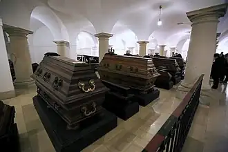 Hohenzollern crypt in Berlin Cathedral, Germany