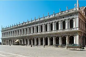 Exterior of the Biblioteca Marciana