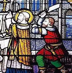 The Breton lord attacking Saint Bieuzy