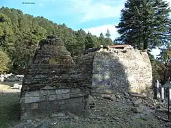 The temple after demolition in October 2017