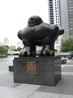 Bird Sculpture by Fernando Botero