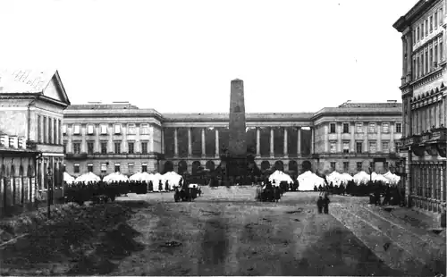 Bivouac of the Russian Army on the Saxon Square (1861)