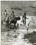 Blackfeet Indians At Ptarmigan Lake, Roland W. Reed