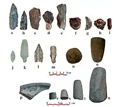 Blades and stone implements, Ayanlar Höyük (8800-7000 BCE)