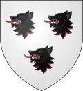 Arms of Visdelou family (France)