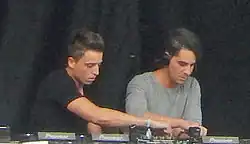 Blasterjaxx (Idir Makhlaf right and Thom Jongkind left) live at Spring Awakening 2014