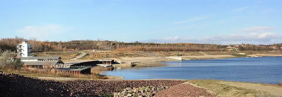 Harbor area of old pit mine.