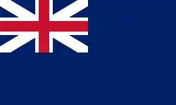 The British Blue Ensign (1707–1801)