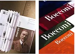 Bocconi books and calendar