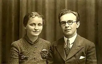 Bosse-Griffiths with her husband J. Gwyn Griffiths in 1939