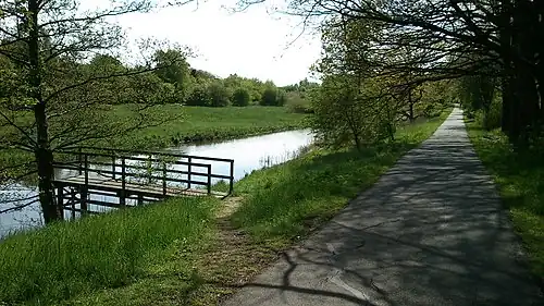 Along the Brabrandstien pathway