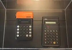 Omron 86 and Braun ET44 calculators (mid-1970s)
