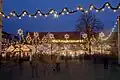 Christmas market on Burgplatz