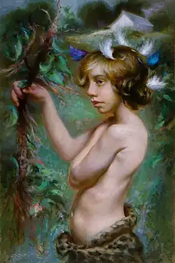 Gold Leaf and Oil Atelier Technique