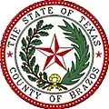 Official seal of Brazos County