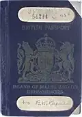 1949 Maltese passport