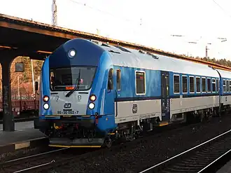 Class 961 control cab in Brno-Královo Pole