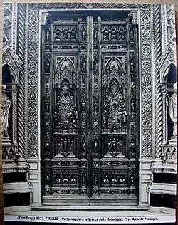 Main portal by Augusto Passaglia