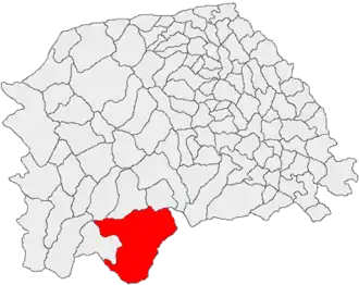 Location in Suceava County