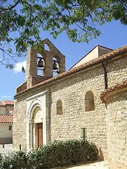 The church of Sainte-Marie, in Brouilla