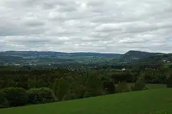 View of the town from the south