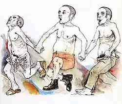 La corsa pazza/The Lunatic Run (1954). Ink and watercolour.