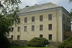 View of a building in the town of Bryne