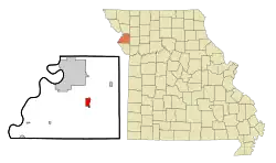 Location of Agency, Missouri