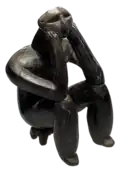 The Thinker of Cernavoda; by Hamangia culture from Romania; c. 5000 BC; terracotta; height: 11.5 cm (41⁄2 in.); National Museum of Romanian History (Bucharest)