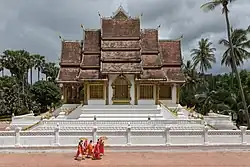Buddhist Temple at Haw Kham (Royal Palace) complex