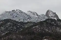 Bukhansan in the winter (2022)