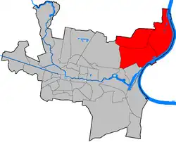 Location of Fordon within Bydgoszcz