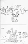Plates 17 and 18. Dancing. Huitzilopochtli