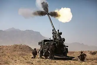 Live fire in Afghanistan, August 2009