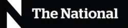 Wordmark logo of The National