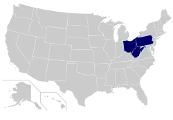 Location of teams in