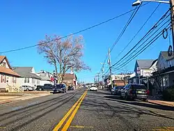 Northbound CR 551 Spur in Mount Ephraim