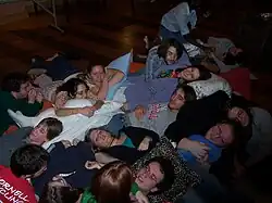 17 people lying down