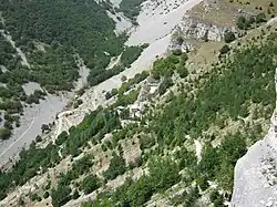 Arrive station of cable car - Grotta del Cavallone