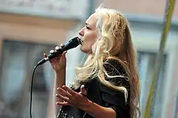 Norby performing in Warsaw in 2011