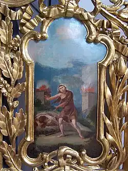 The icon of Cain slying his brother Abel