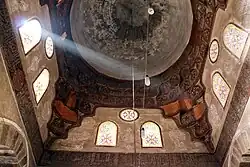 The dome in front of the mihrab