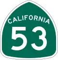 State Route 53 marker