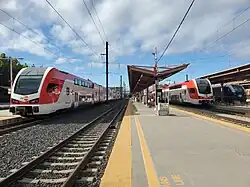Caltrain electric trains