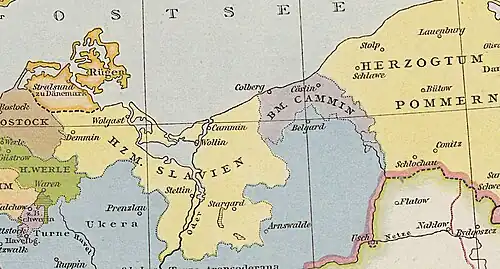 Territory (violet) about 1250&nbsp;