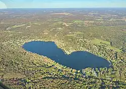 Canadohta Lake from the air
