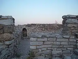 photo of excavated brick structures