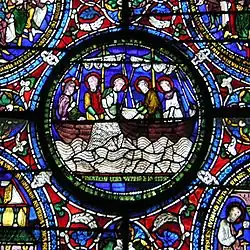 Stained glass detail, Canterbury Cathedral